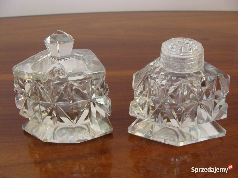 Solniczka pieprzniczka szkło Latoszyn