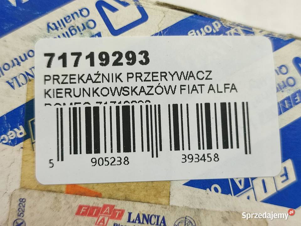 PRZEKAŹNIK PRZERYWACZ WYCIRERACZEK FIAT ALFA osobowe Łączniki stabilizatorów sprzedam