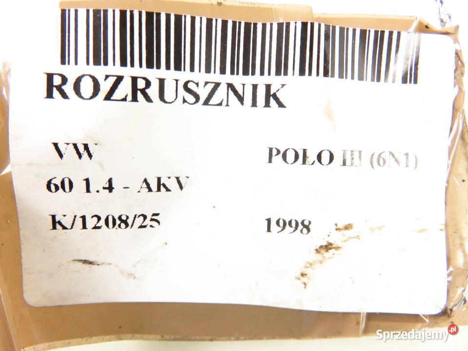 ROZRUSZNIK VW POLO III 60 14 036911023Q małopolskie