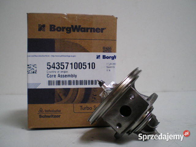 Nowy rdzeń CHRA BorgWarner KKK 54357100510 Siedlce