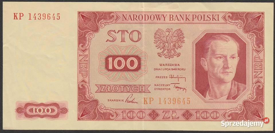 POLSKA 100 1948 KP łódzkie sprzedam