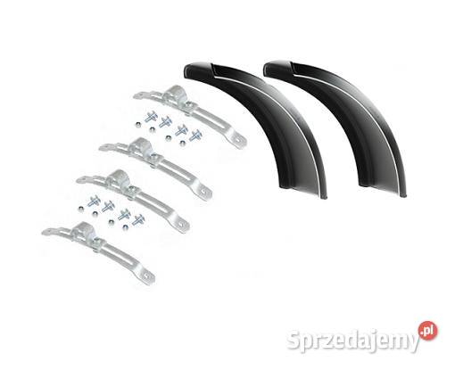 2x Błotnik ćwiartka PARLOK biały pasek 405x650mm łódzkie Godzianów