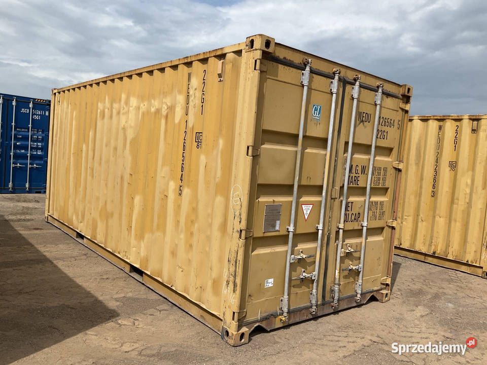 Kontener morski magazynowy 20DV 6 metrowy Pionki