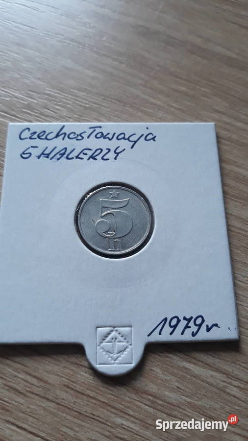 5 Halerzy Czechosłowacja 1979 r Konin