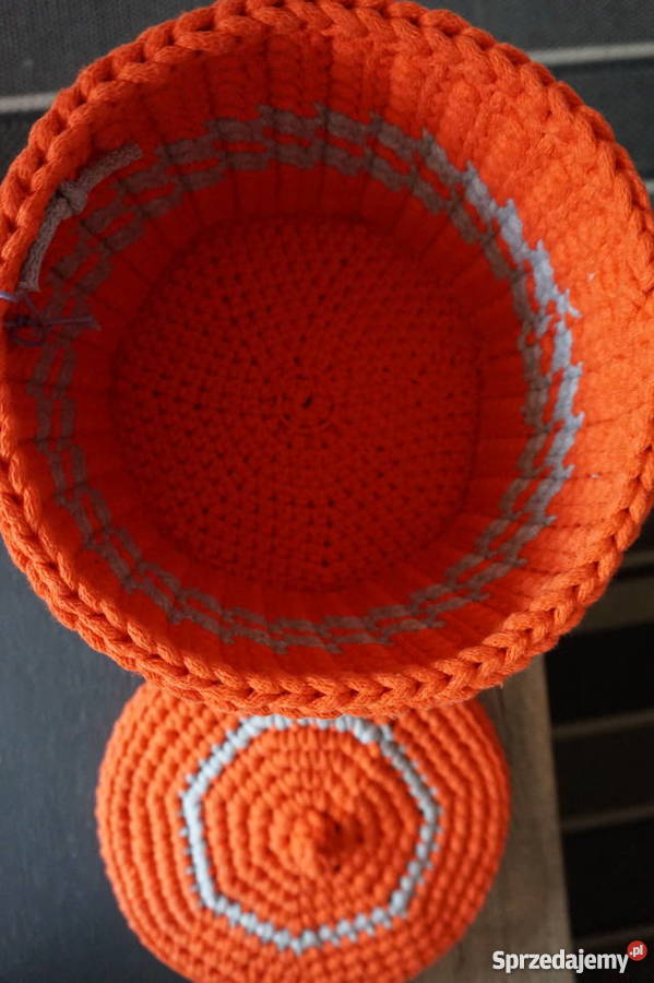 Kosz koszyk z pokrywką handmade mazowieckie Józefów