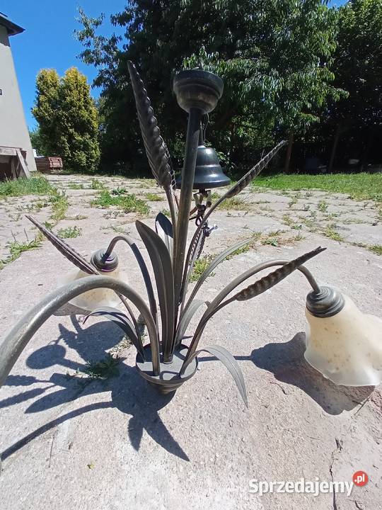 Żyrandol trzy ramienny kłos Jelenia Góra sprzedam