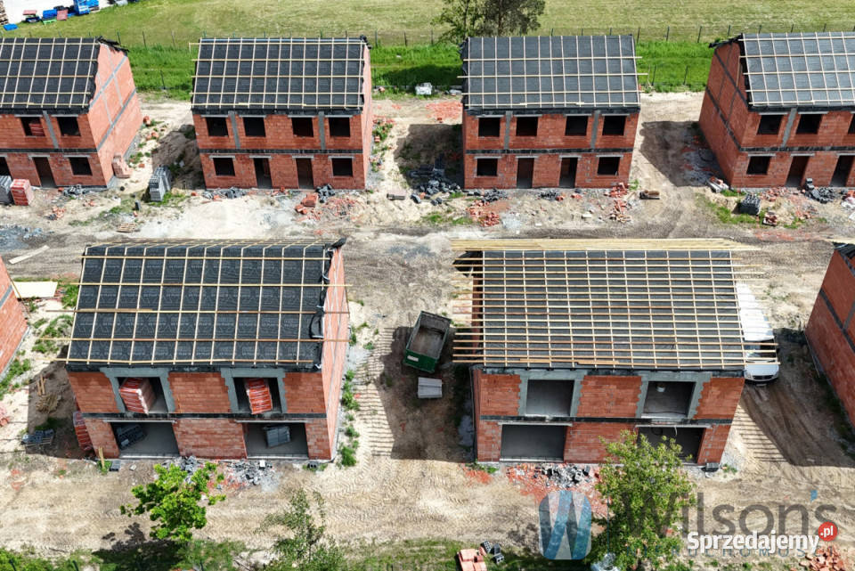 Do sprzedaży dom bliźniak 90m2 Stefanowo Rok budowy 2025 sprzedam