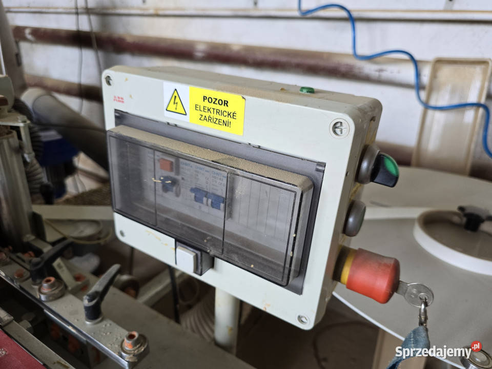 Półautomatyczna okleiniarka MINIPROF 100 2007 r Leśnictwo warmińsko-mazurskie Gronowo Górne