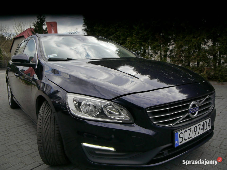 Volvo V60 20d Skóra Stan Idealny 100bezwypadkowy elektrochrom. lusterko wst. śląskie Częstochowa