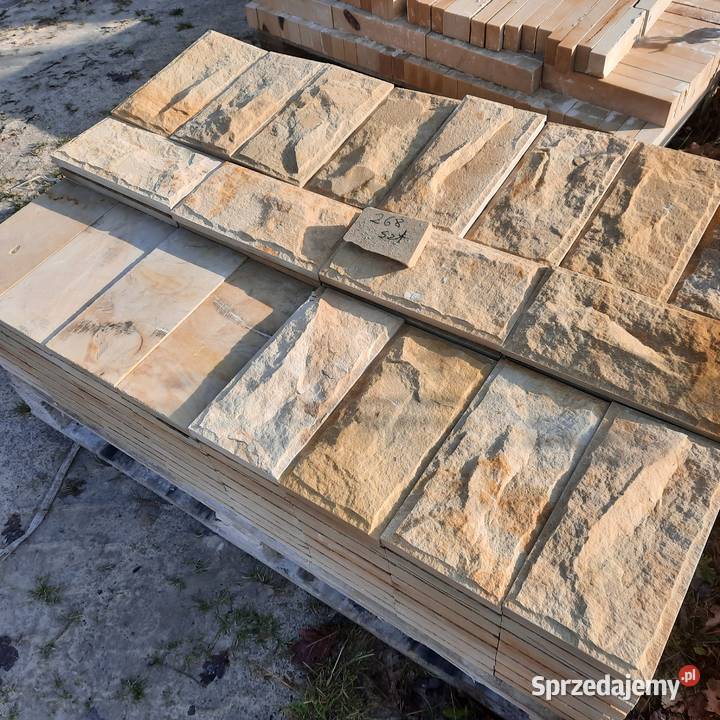 Płytki elewacyjne 30x15 z Piaskowca Naturalnego mazowieckie