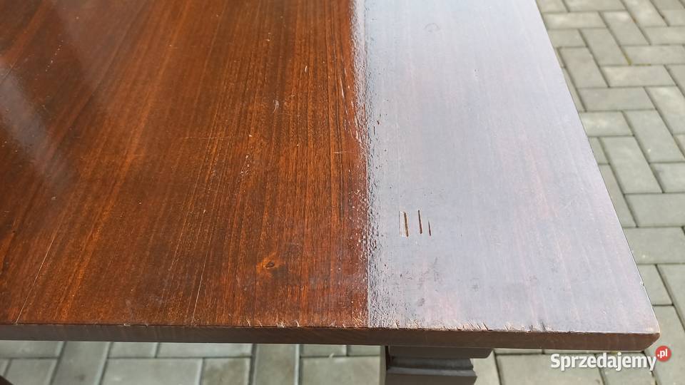 Stół sosnowy drewniany z szufladkami 784 78cm Gawroniec