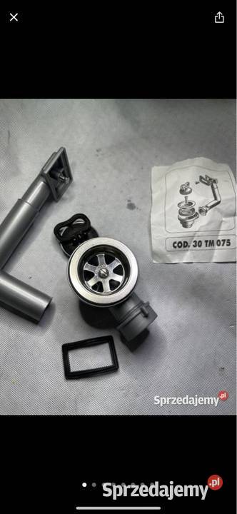 Syfon FISC Italiana szary nowy z przelewem Gliwice