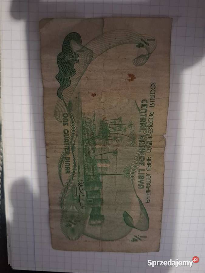 Banknot Libia Wałbrzych