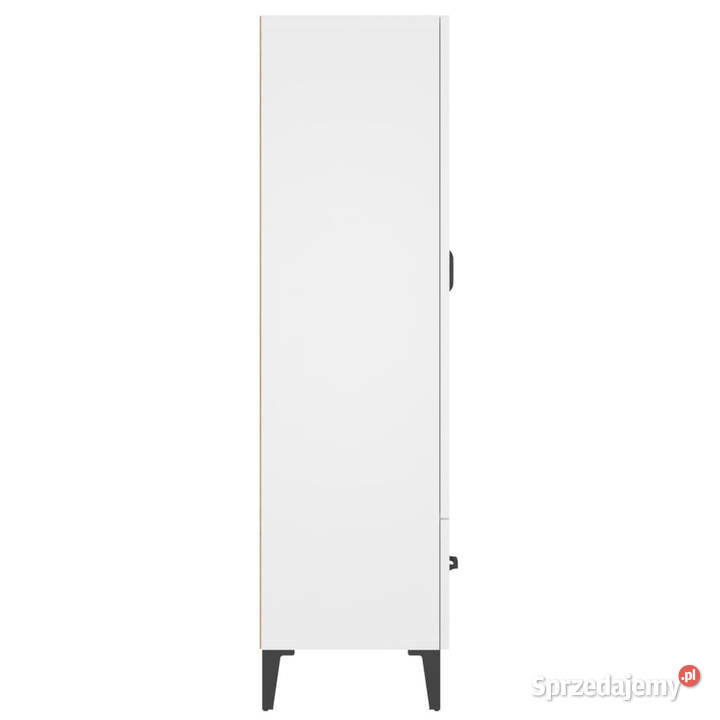 Wysoka szafka biała 70x31x115 materiał sprzedam