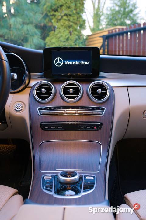Mercedes C 200 salon bezwypadkowy perfekcyjny Klasa C Klasa C mazowieckie Michałów-Grabina