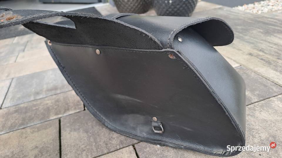 skórzane sakwy boczne motocyklowe piórnik Opole