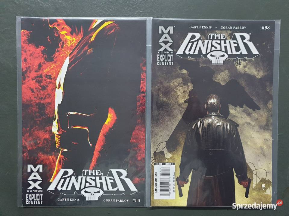 The Punisher 13 oryginalnych komiksów Marvel USA pomorskie Gdynia