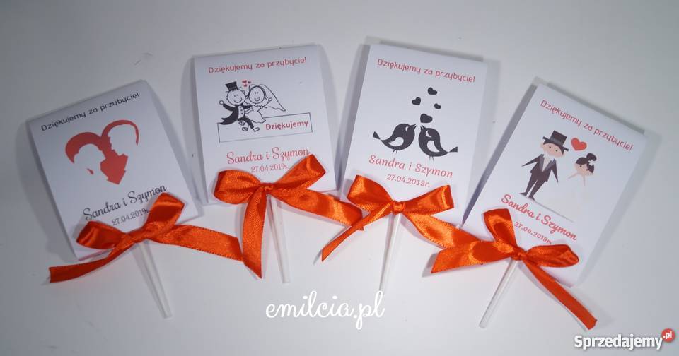 Lizaki jako podziękowanie Gości Ślub Wesele Zielona Góra