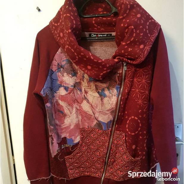 Bordowa bluza kurtka ramoneska Desigual r S pomorskie Gdańsk sprzedam