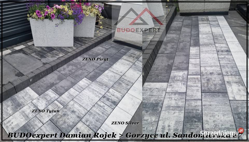 Kostka brukowa Forbet ZENO Tytan Silver Piryt Gorzyce