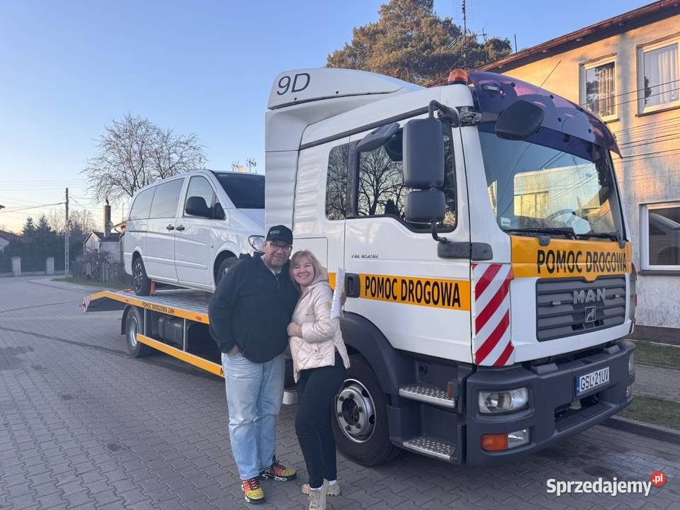 Pomoc drogowa holowanie transport Łódź usługa