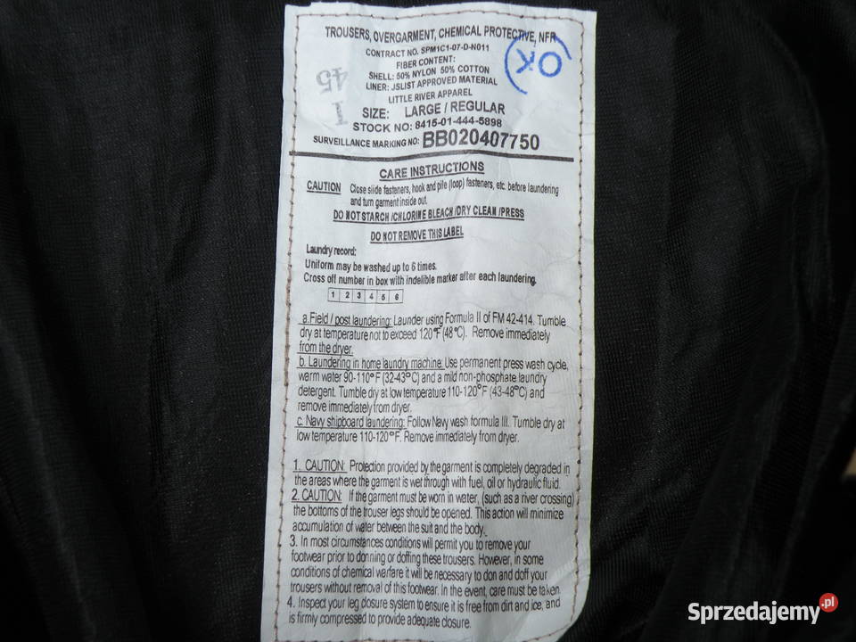 Spodnie NBC 3 color desert Large regular Wrocław