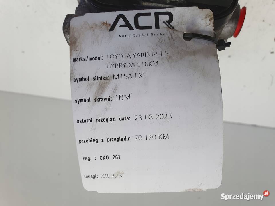 Toyota Yaris IV 15 H KOMPRESOR KLIMATYZACJI Chełm