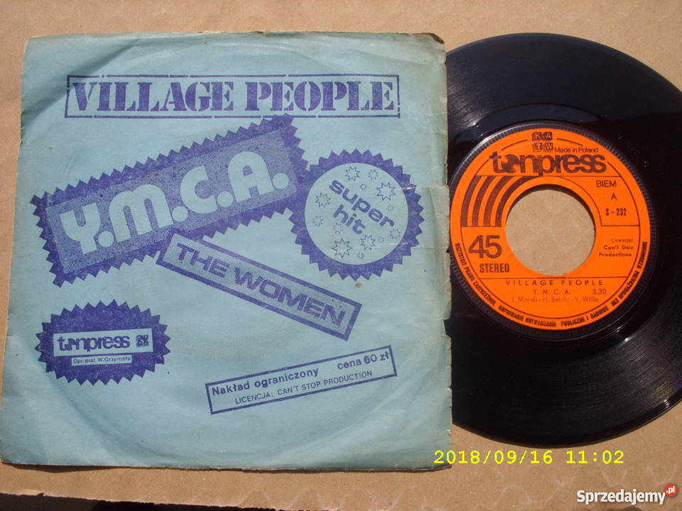 VILLAGE PEOPLE YMCA singiel winyl dolnośląskie Wołów