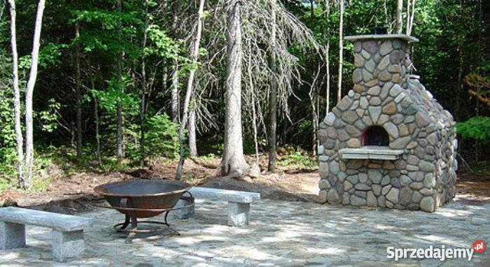 Ogrodowy piec chlebowy do pizzy warzyw ciast
