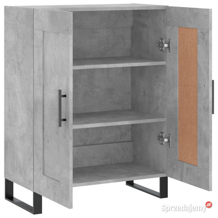 Szafka szarość betonu 695x34x90 materiał