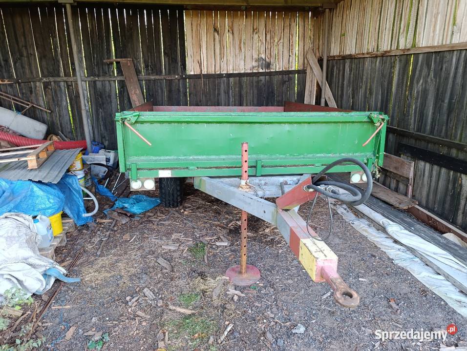 Przyczepka jednoosiowa wywrotka Rosin