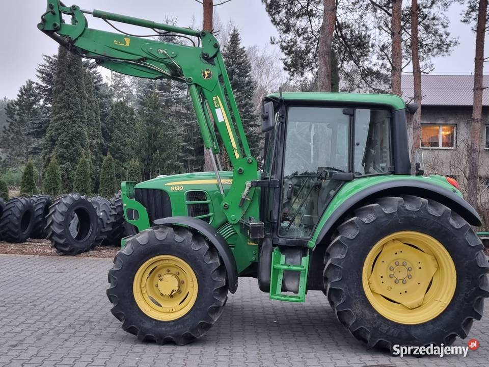 John Deere 6130 TUR JD U308 Ares 697 atz JD 6230 mazowieckie Laskowiec