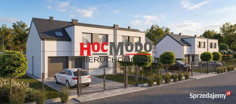 Nowoczesny bliżniak w Skubiance strych Skubianka sprzedam