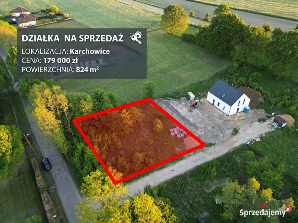 Działka na sprzedaż Karchowice Wiejska 824m2