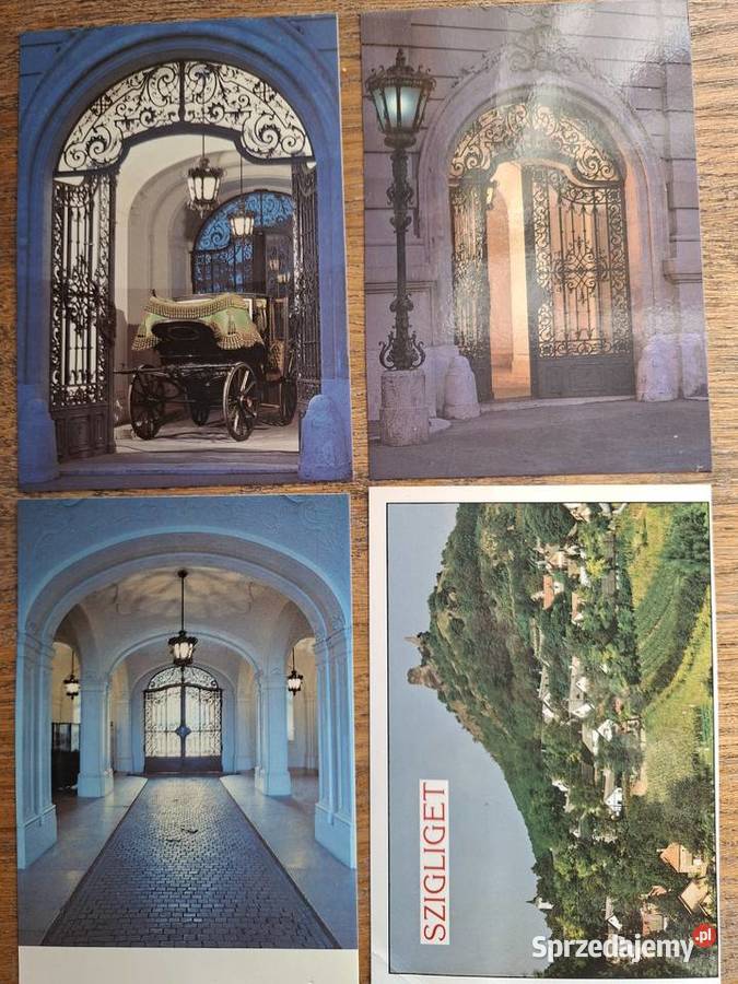 Pocztówki Keszthely Szigliget 4 Węgry Kultura i Rozrywka Kraków sprzedam