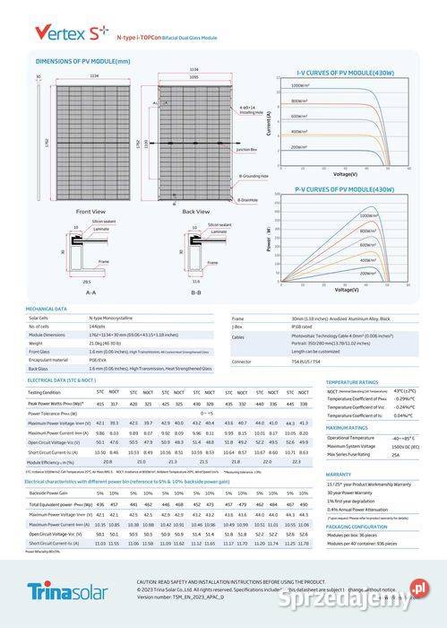 Panel fotowoltaiczny TRINA SOLAR NEG9RC27 445 W