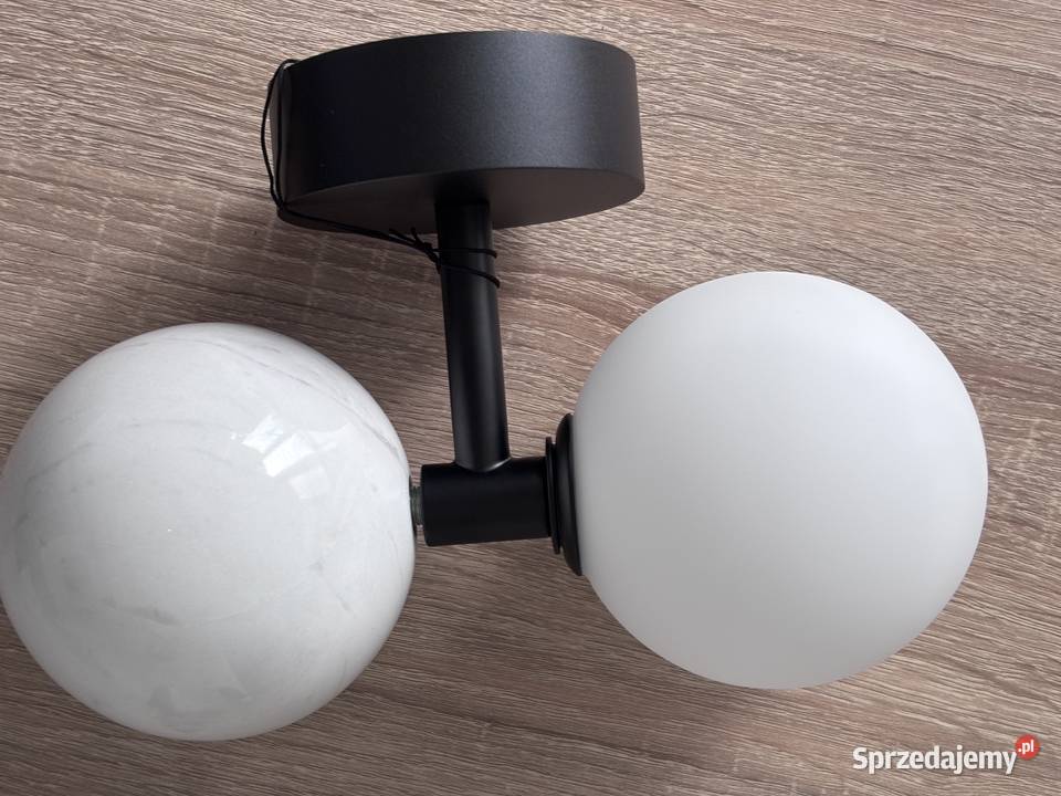 Aromas Lampa ścienna kinkiet marmur czarny metal Kinkiety Dobiesz sprzedam