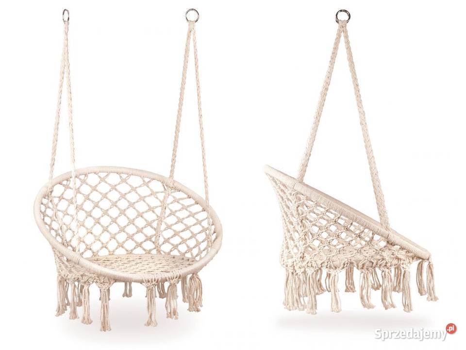 Fotel wiszący huśtawka ogrodowa bocianie gniazdo Bielsk Podlaski