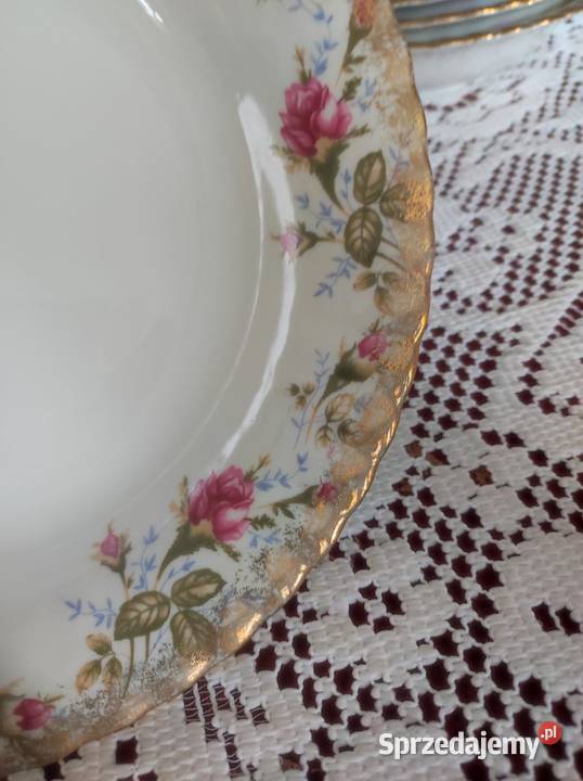 głęboki obiadowy talerz na zupę porcelanowy Kielce