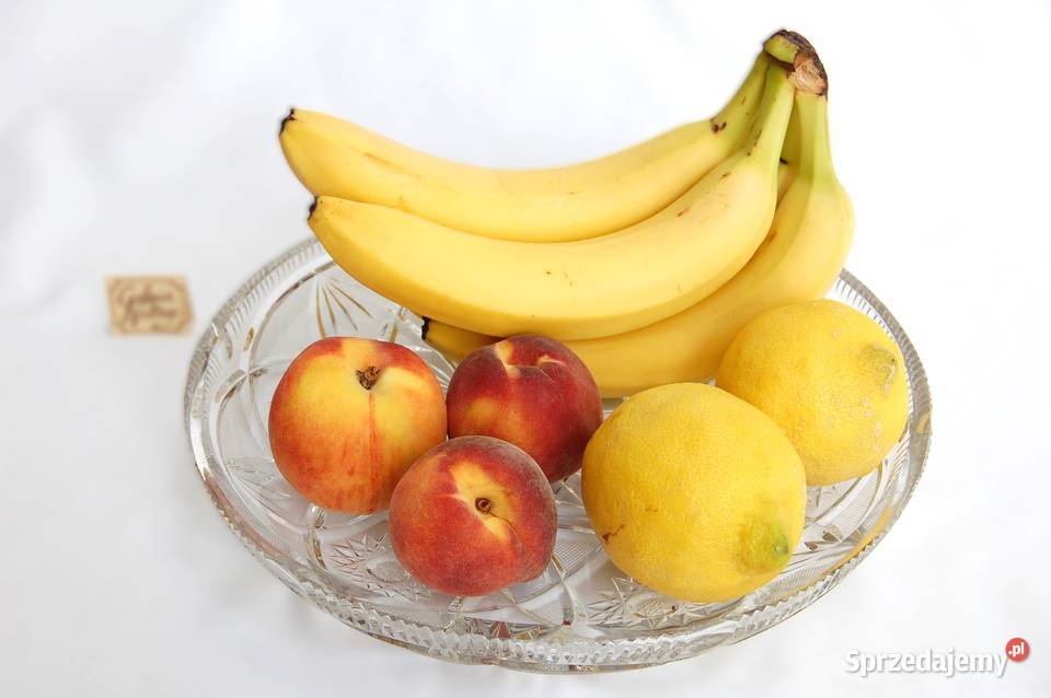 Patera kryształowa 29 kryształ szlifowany PRL Lublin