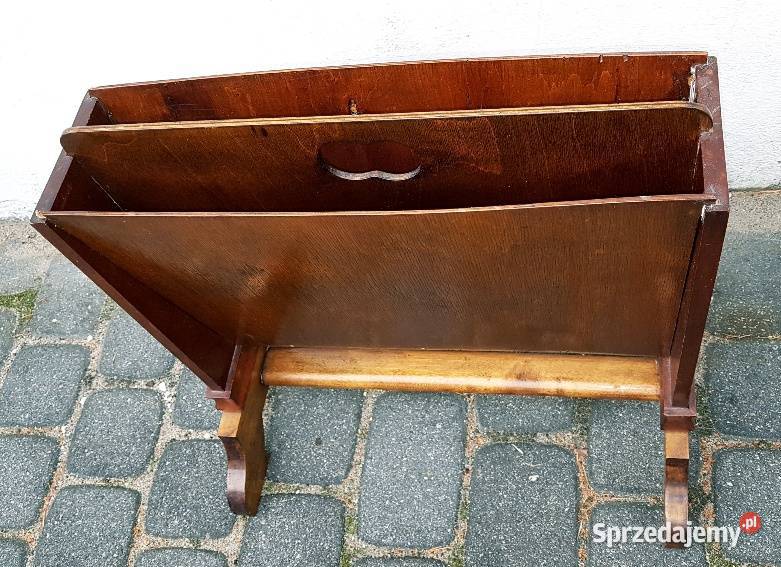 Zabytkowy mahoniowy gazetnik Bydgoszcz