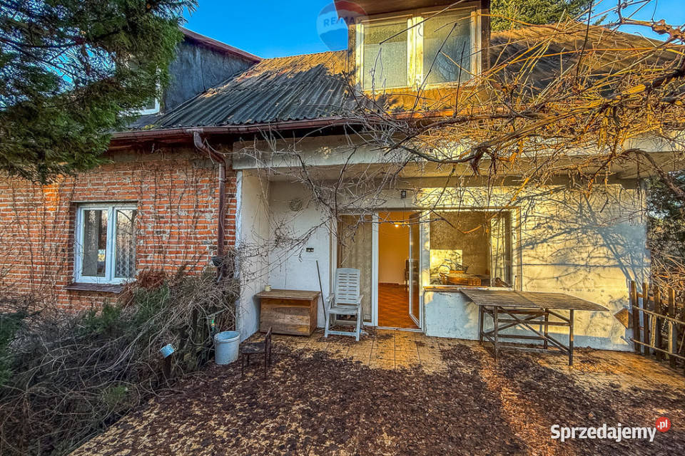 Dom z dużą działką lesie Kębliny g Zgierz łódzkie