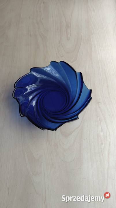 Salaterka owocarka miska kobaltowa granatowa ARC Katowice