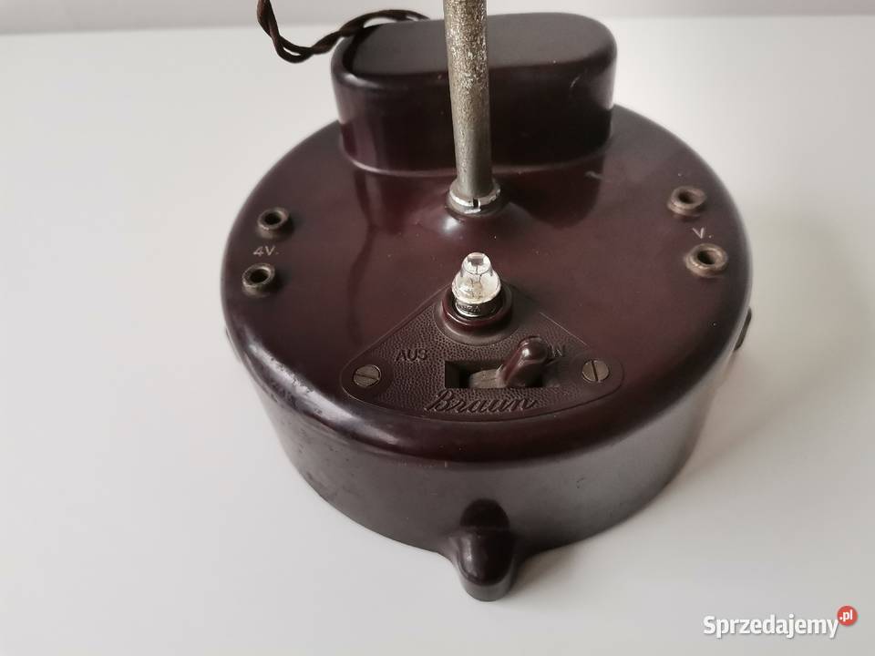 Stary przedwojenny unikatowy mikrofon Braun Katowice