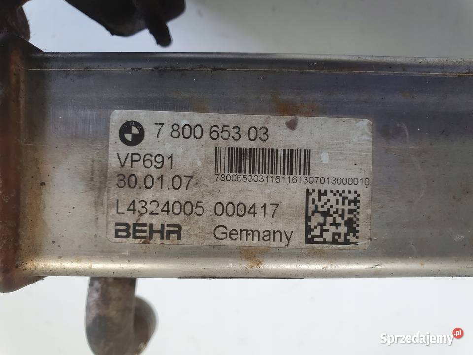 BMW E87 E90 E91 20 D CHŁODNICA SPALIN EGR lubelskie Chełm