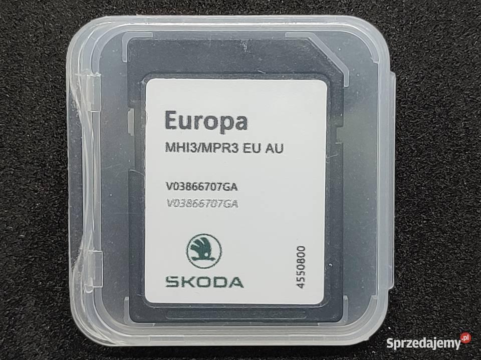 Aktualizacja map systemów Skoda EU Sandomierz
