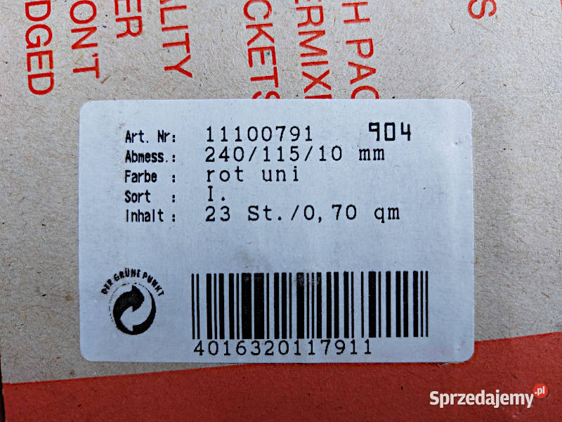 Płytki mrozoodporne śląskie Dąbrowa Górnicza