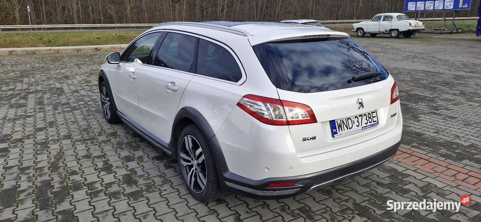 Peugeot 508 rhx diesel 20 180 bez hybrydy świeżo elektrycznie ustawiane fotele Nowy Dwór Mazowiecki