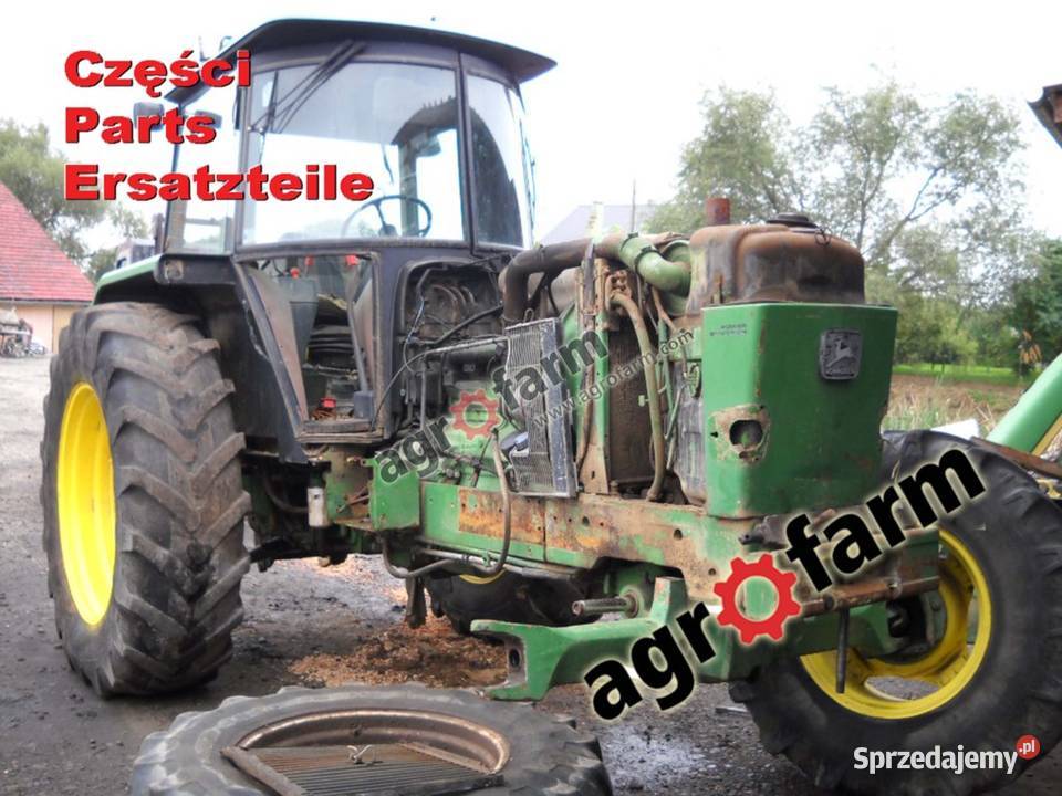 John Deere 3050 części silnik skrzynia biegów Byków