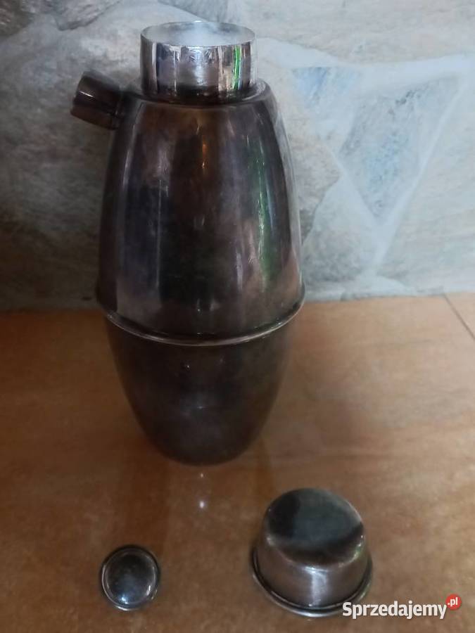 Shaker barmański Art Deco Plato England plater Toruń